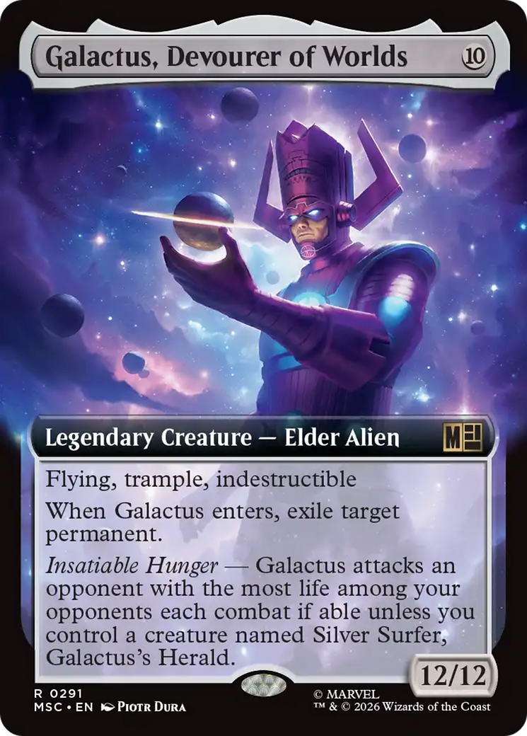 Galactus, Devourer of Worlds (Extended Art) [Marvel Super Heroes Commander] | Impulse Games and Hobbies
