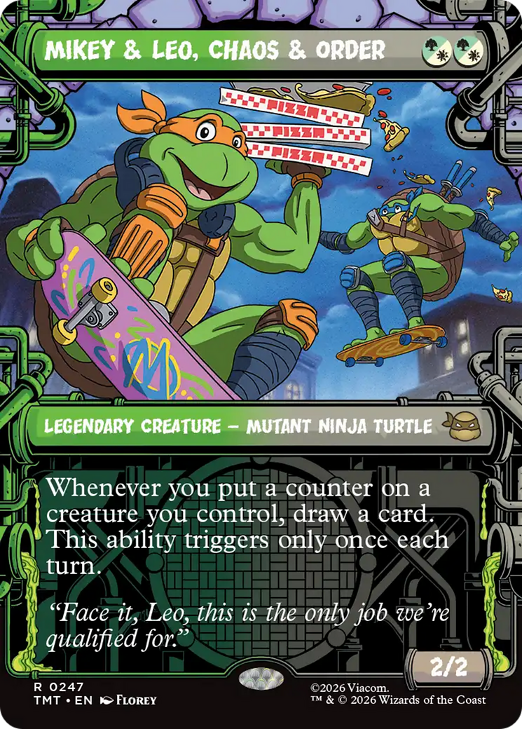 Mikey & Leo, Chaos & Order (Showcase) [Teenage Mutant Ninja Turtles] | Impulse Games and Hobbies