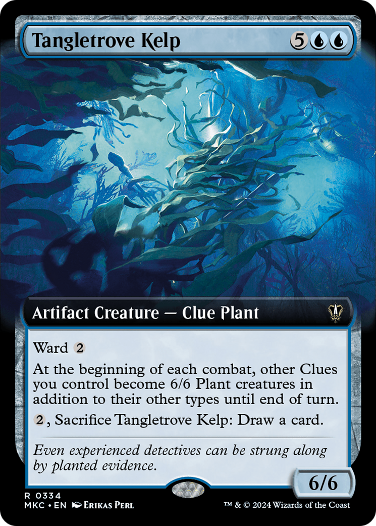 Tangletrove Kelp (Extended Art) [Murders at Karlov Manor Commander] | Impulse Games and Hobbies