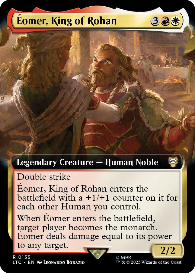 Eomer, King of Rohan (Extended Art) [The Lord of the Rings: Tales of Middle-Earth Commander] | Impulse Games and Hobbies