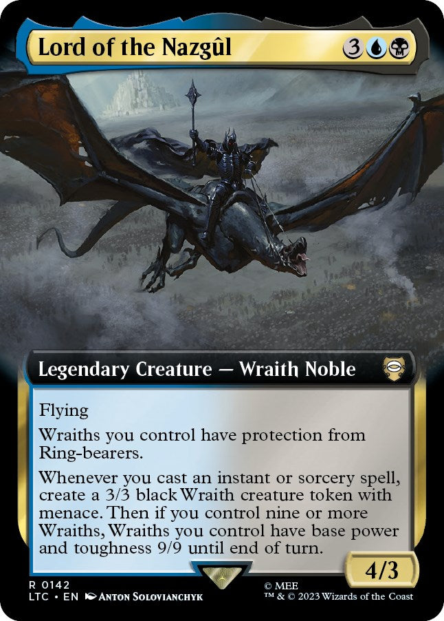 Lord of the Nazgul (Extended Art) [The Lord of the Rings: Tales of Middle-Earth Commander] | Impulse Games and Hobbies