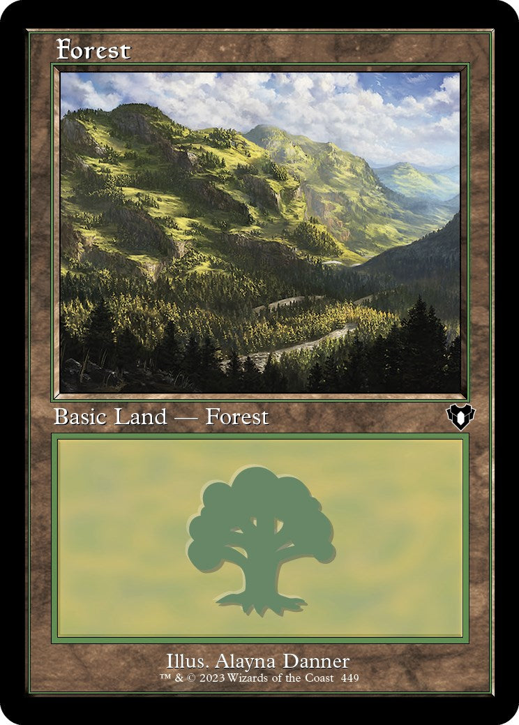 Forest (449) (Retro) [Commander Masters] | Impulse Games and Hobbies