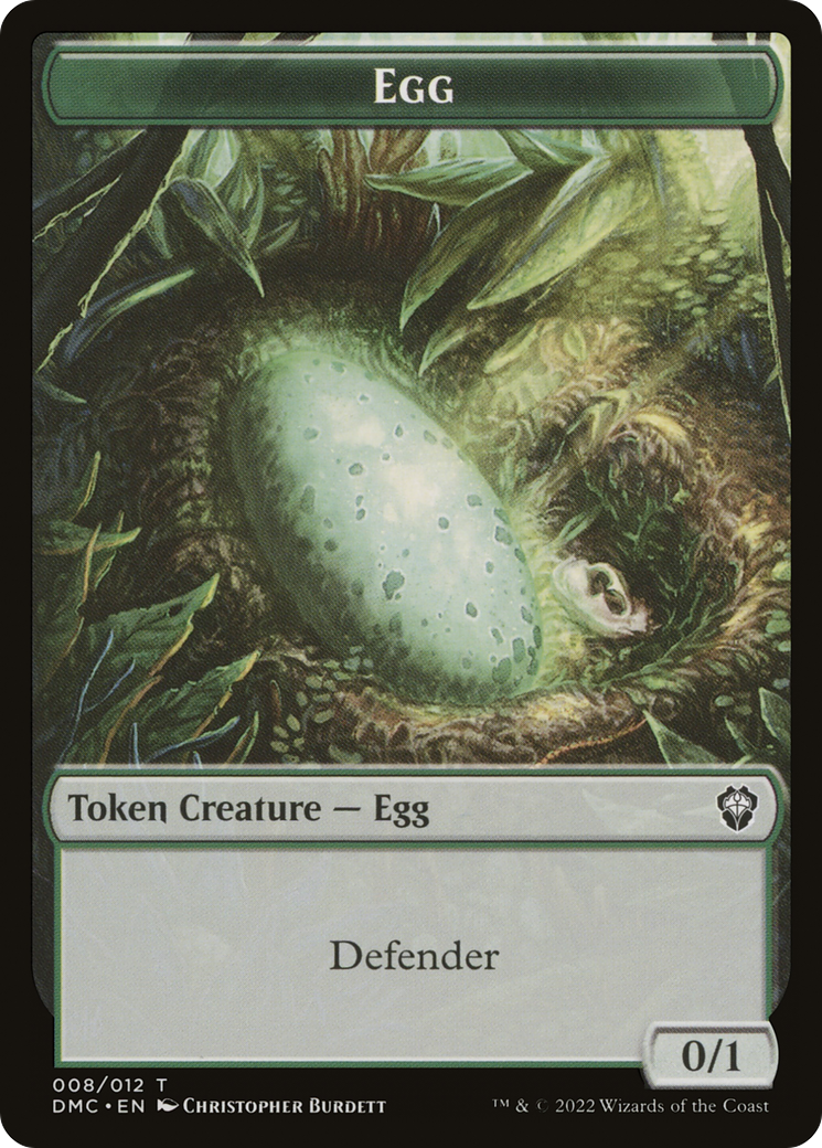 Treasure // Egg Double-Sided Token [Secret Lair Drop Series] | Impulse Games and Hobbies