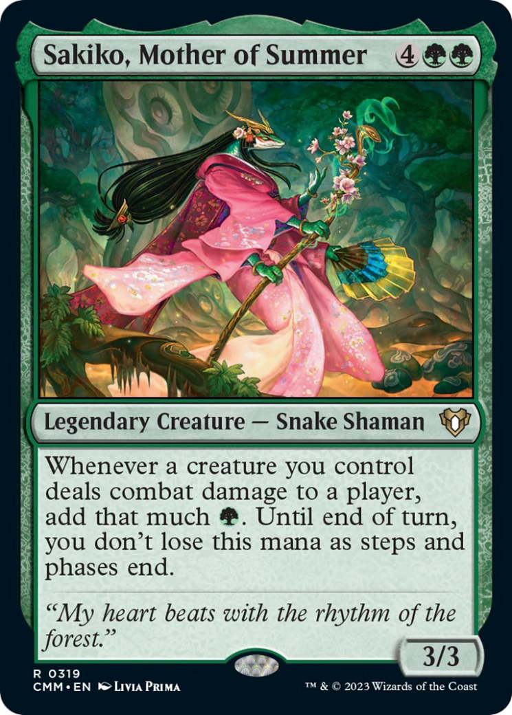 Sakiko, Mother of Summer [Commander Masters] | Impulse Games and Hobbies