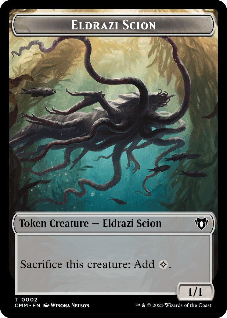 Eldrazi Scion // Satyr Double-Sided Token [Commander Masters Tokens] | Impulse Games and Hobbies