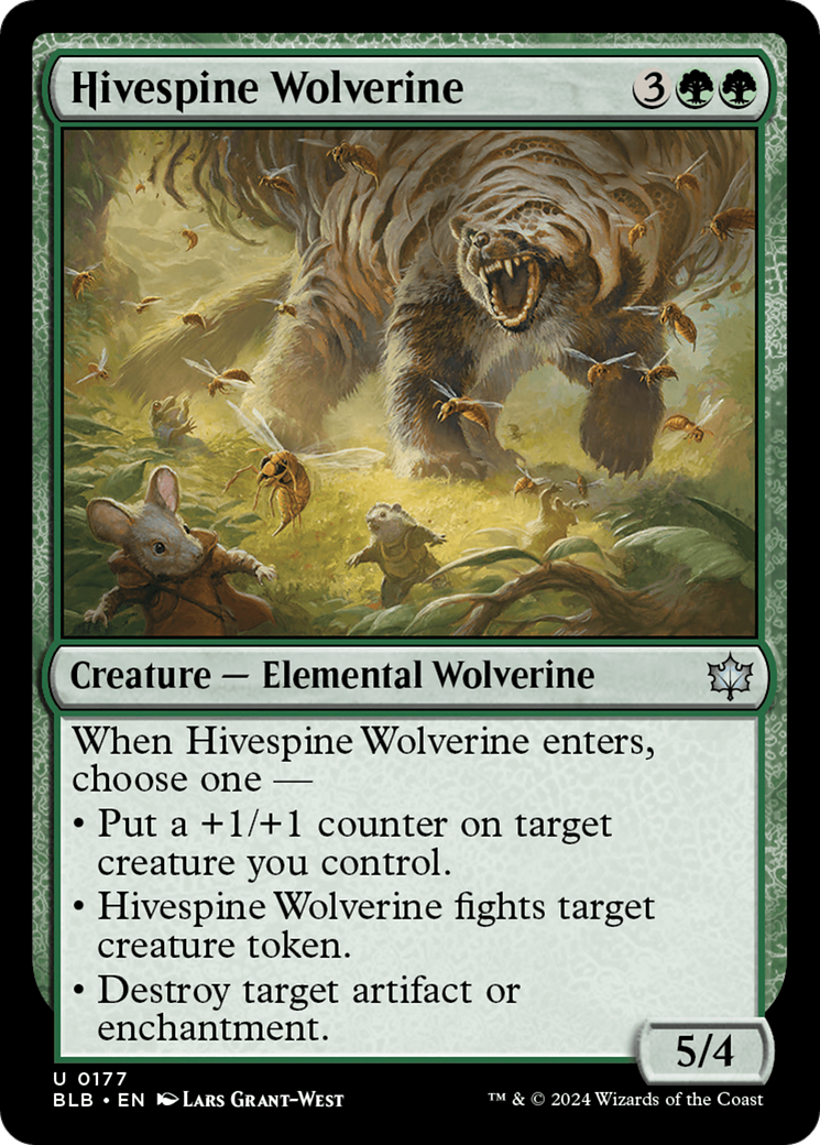 Hivespine Wolverine [Bloomburrow] | Impulse Games and Hobbies
