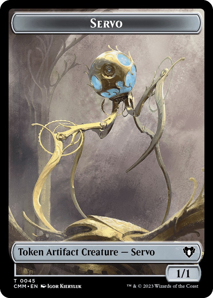 Servo // Thrull Double-Sided Token [Commander Masters Tokens] | Impulse Games and Hobbies