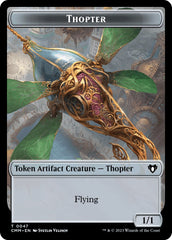 Thopter // Bird Illusion Double-Sided Token [Commander Masters Tokens] | Impulse Games and Hobbies