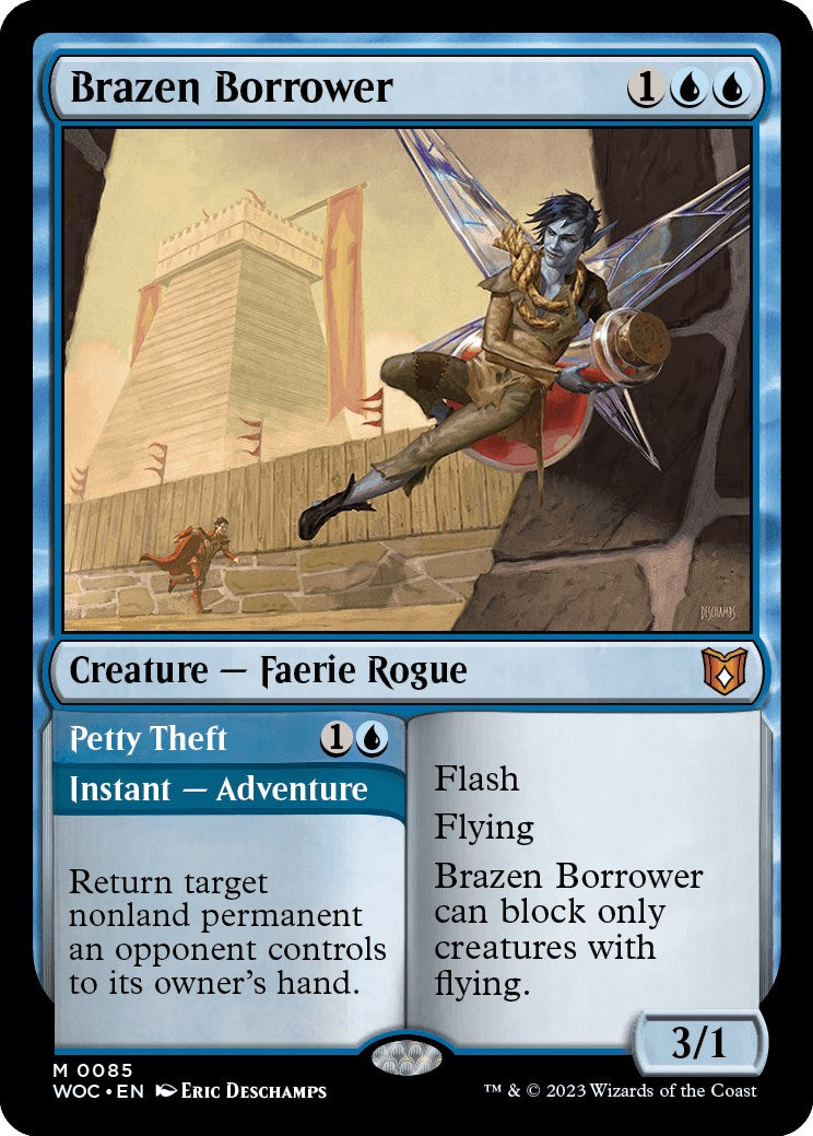 Brazen Borrower // Petty Theft [Wilds of Eldraine Commander] | Impulse Games and Hobbies