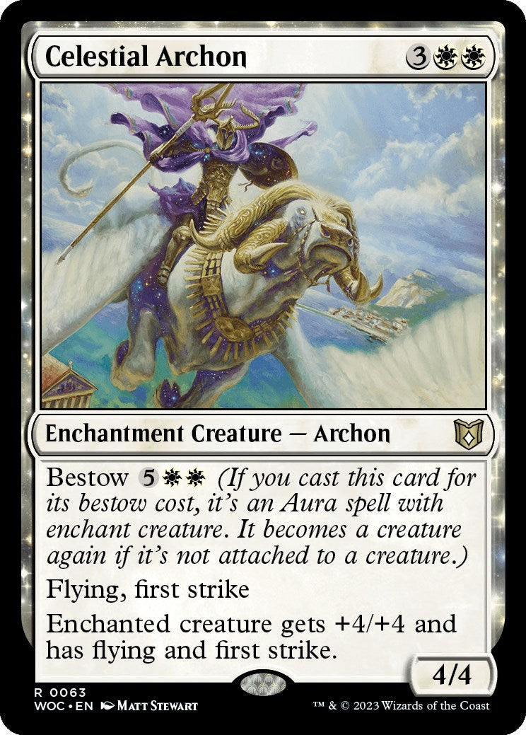 Celestial Archon [Wilds of Eldraine Commander] | Impulse Games and Hobbies