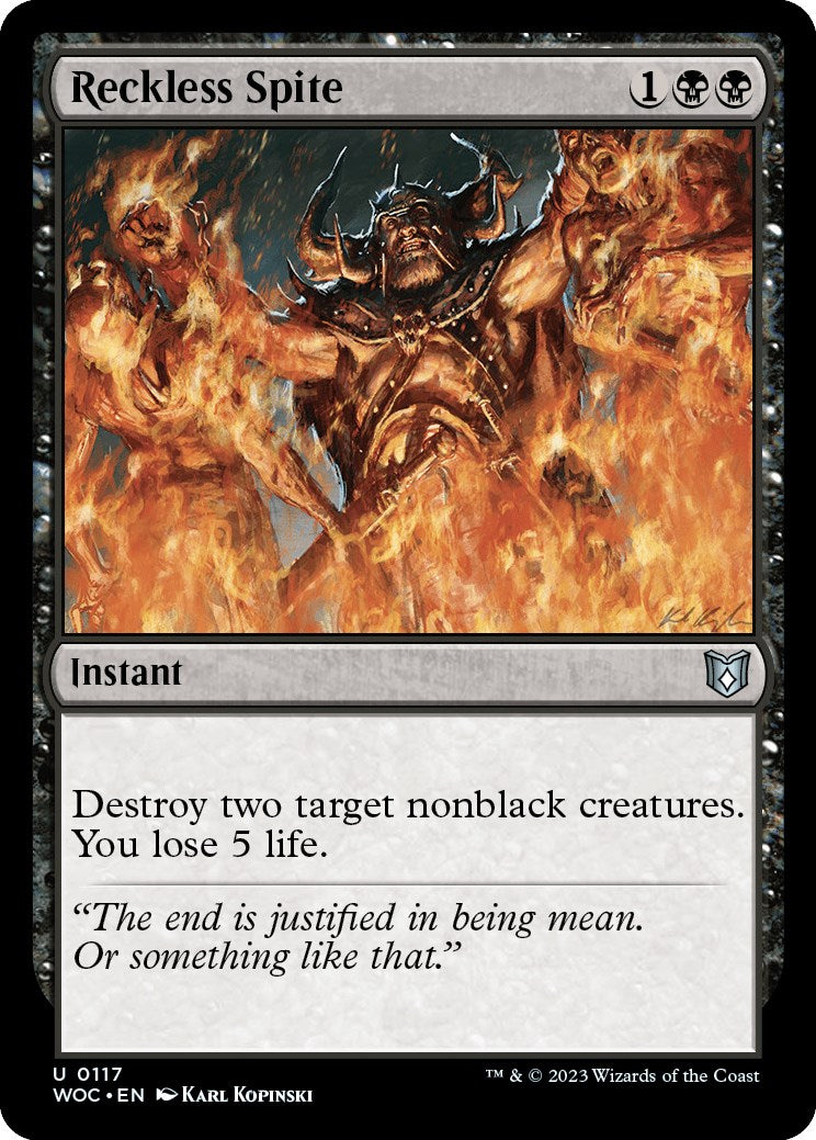 Reckless Spite [Wilds of Eldraine Commander] | Impulse Games and Hobbies