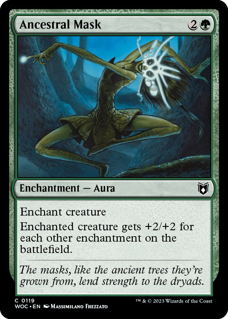 Ancestral Mask [Wilds of Eldraine Commander] | Impulse Games and Hobbies