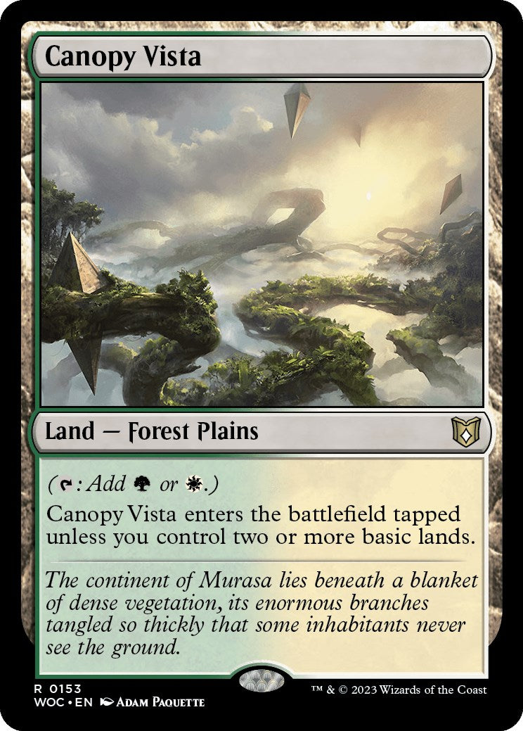 Canopy Vista [Wilds of Eldraine Commander] | Impulse Games and Hobbies