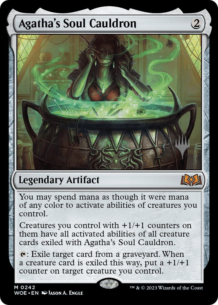 Agatha's Soul Cauldron (Promo Pack) [Wilds of Eldraine Promos] | Impulse Games and Hobbies