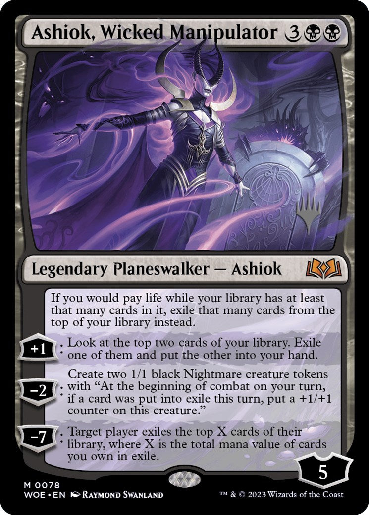 Ashiok, Wicked Manipulator (Promo Pack) [Wilds of Eldraine Promos] | Impulse Games and Hobbies