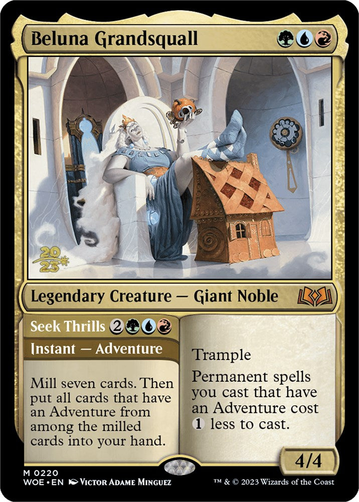 Beluna Grandsquall // Seek Thrills(Promo Pack) [Wilds of Eldraine Promos] | Impulse Games and Hobbies