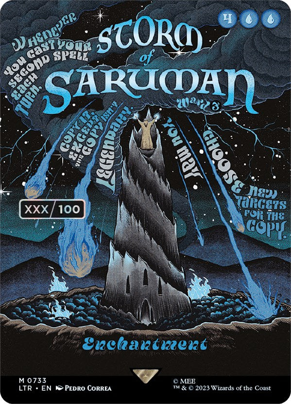 Storm of Saruman (Borderless Poster) (Serialized) [The Lord of the Rings: Tales of Middle-Earth] | Impulse Games and Hobbies