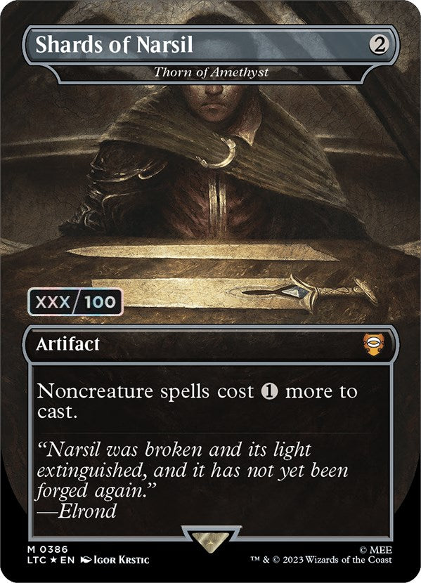 Shards of Narsil - Thorn of Amethyst (Serialized) [The Lord of the Rings: Tales of Middle-Earth Commander] | Impulse Games and Hobbies