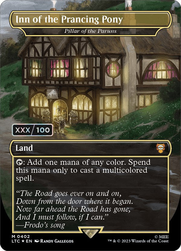 Inn of the Prancing Pony - Pillar of the Paruns (Serialized) [The Lord of the Rings: Tales of Middle-Earth Commander] | Impulse Games and Hobbies