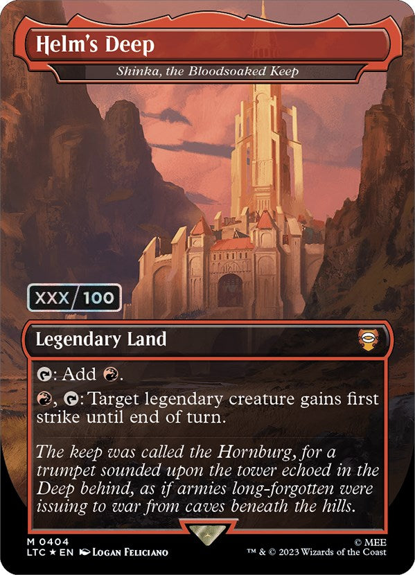 Helm's Deep - Shinka, the Bloodsoaked Keep (Serialized) [The Lord of the Rings: Tales of Middle-Earth Commander] | Impulse Games and Hobbies