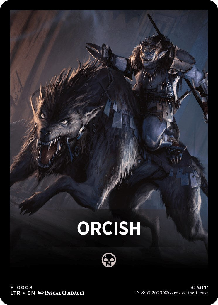 Orcish Theme Card [The Lord of the Rings: Tales of Middle-Earth] | Impulse Games and Hobbies