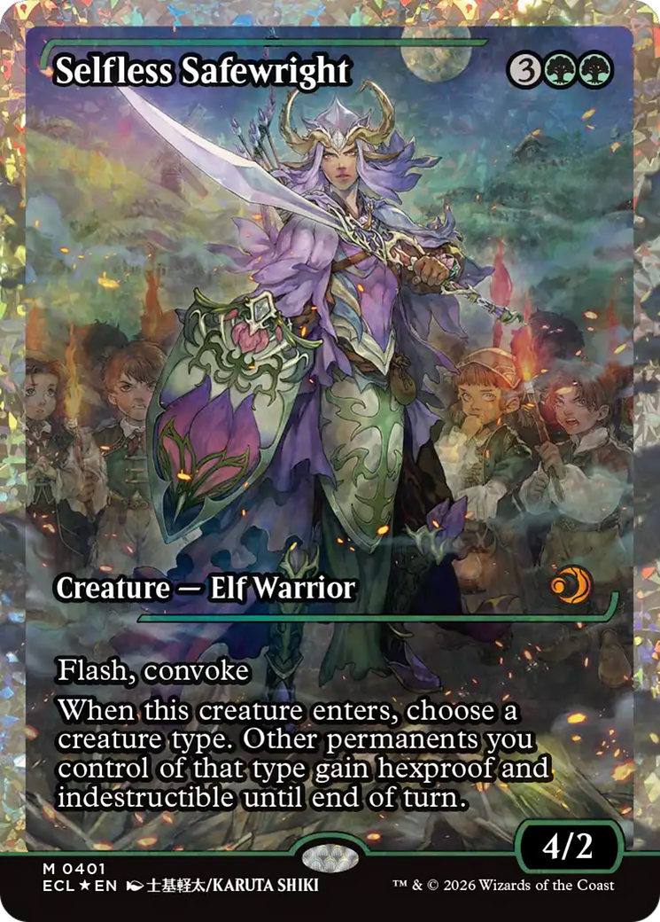 Selfless Safewright (Showcase) (Fracture Foil) [Lorwyn Eclipsed] | Impulse Games and Hobbies