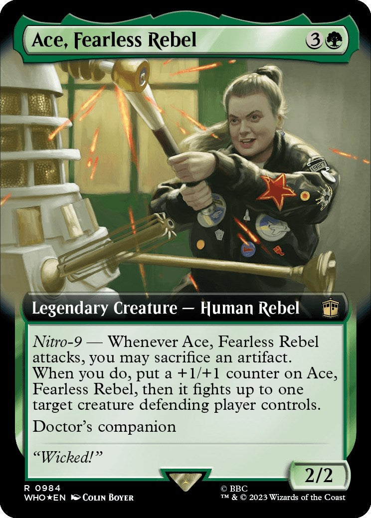 Ace, Fearless Rebel (Extended Art) (Surge Foil) [Doctor Who] | Impulse Games and Hobbies