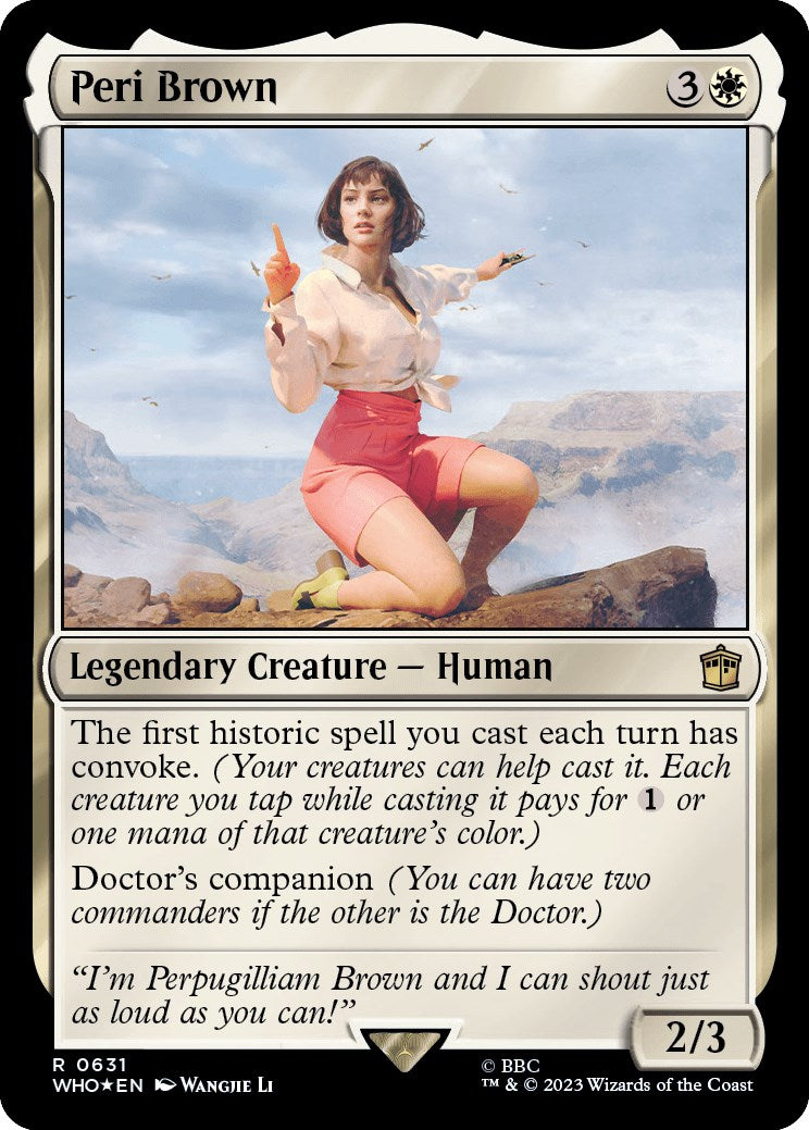 Peri Brown (Surge Foil) [Doctor Who] | Impulse Games and Hobbies