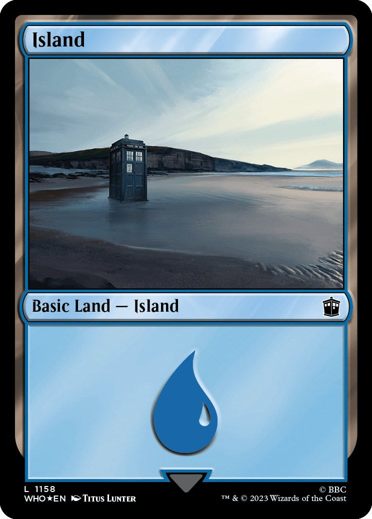 Island (1158) (Surge Foil) [Doctor Who] | Impulse Games and Hobbies