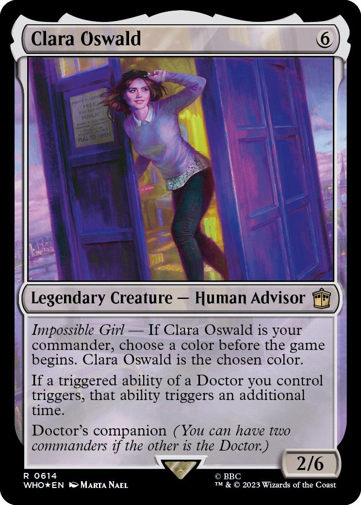 Clara Oswald (Surge Foil) [Doctor Who] | Impulse Games and Hobbies