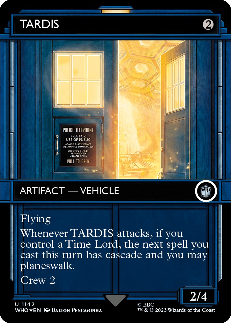 TARDIS (Showcase) (Surge Foil) [Doctor Who] | Impulse Games and Hobbies