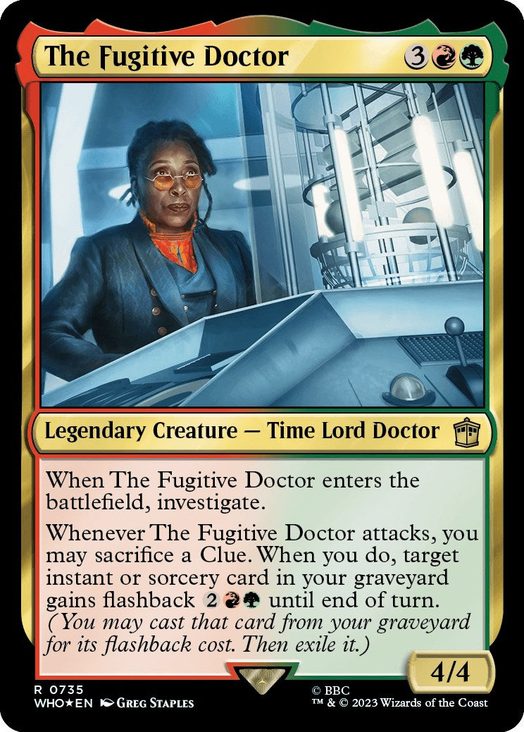 The Fugitive Doctor (Surge Foil) [Doctor Who] | Impulse Games and Hobbies