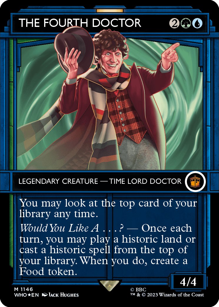 The Fourth Doctor (Showcase) (Surge Foil) [Doctor Who] | Impulse Games and Hobbies