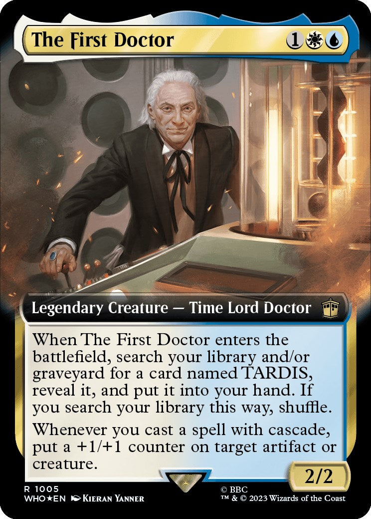 The First Doctor (Extended Art) (Surge Foil) [Doctor Who] | Impulse Games and Hobbies