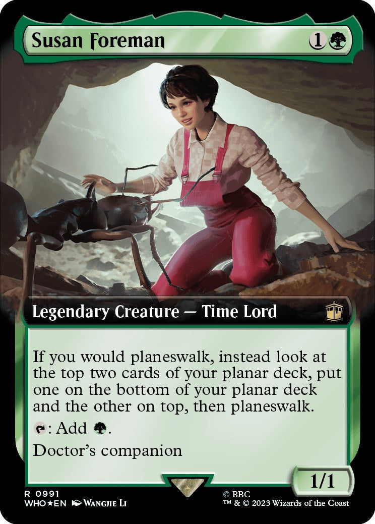 Susan Foreman (Extended Art) (Surge Foil) [Doctor Who] | Impulse Games and Hobbies