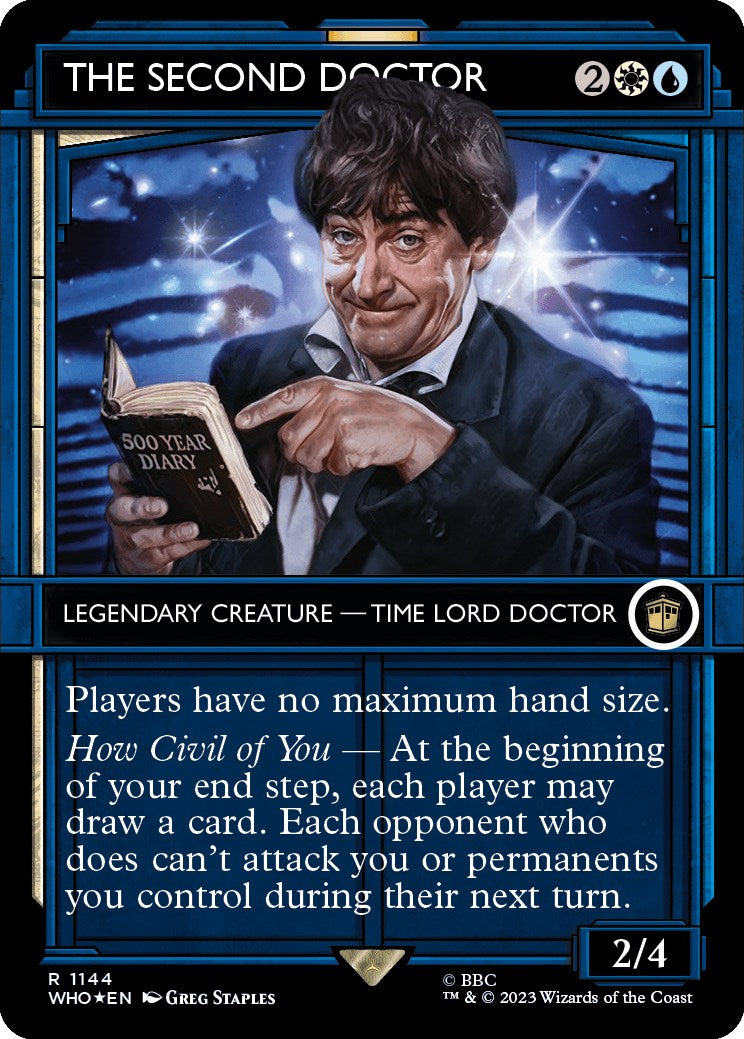 The Second Doctor (Showcase) (Surge Foil) [Doctor Who] | Impulse Games and Hobbies