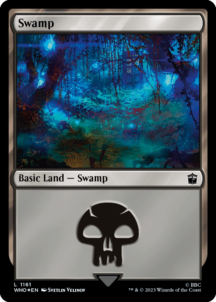 Swamp (1161) (Surge Foil) [Doctor Who] | Impulse Games and Hobbies