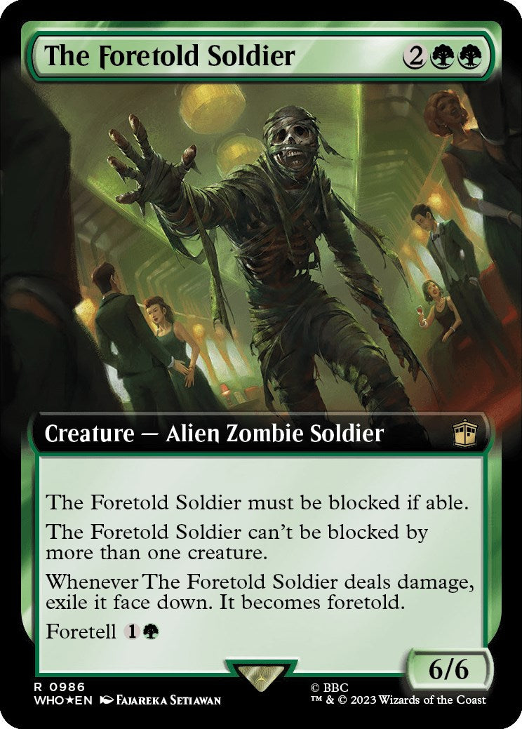 The Foretold Soldier (Extended Art) (Surge Foil) [Doctor Who] | Impulse Games and Hobbies