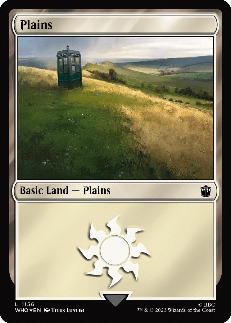 Plains (1156) (Surge Foil) [Doctor Who] | Impulse Games and Hobbies