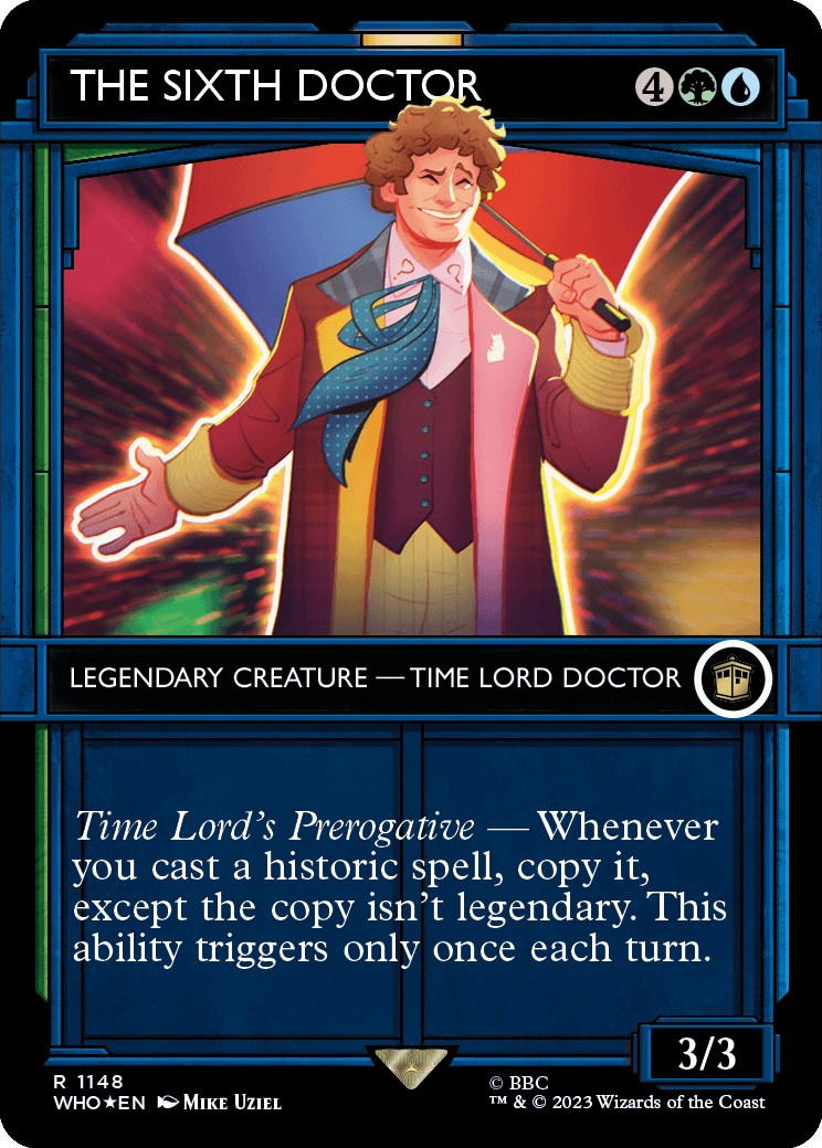 The Sixth Doctor (Showcase) (Surge Foil) [Doctor Who] | Impulse Games and Hobbies