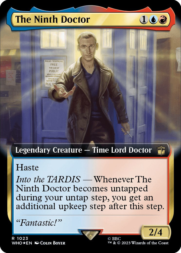 The Ninth Doctor (Extended Art) (Surge Foil) [Doctor Who] | Impulse Games and Hobbies