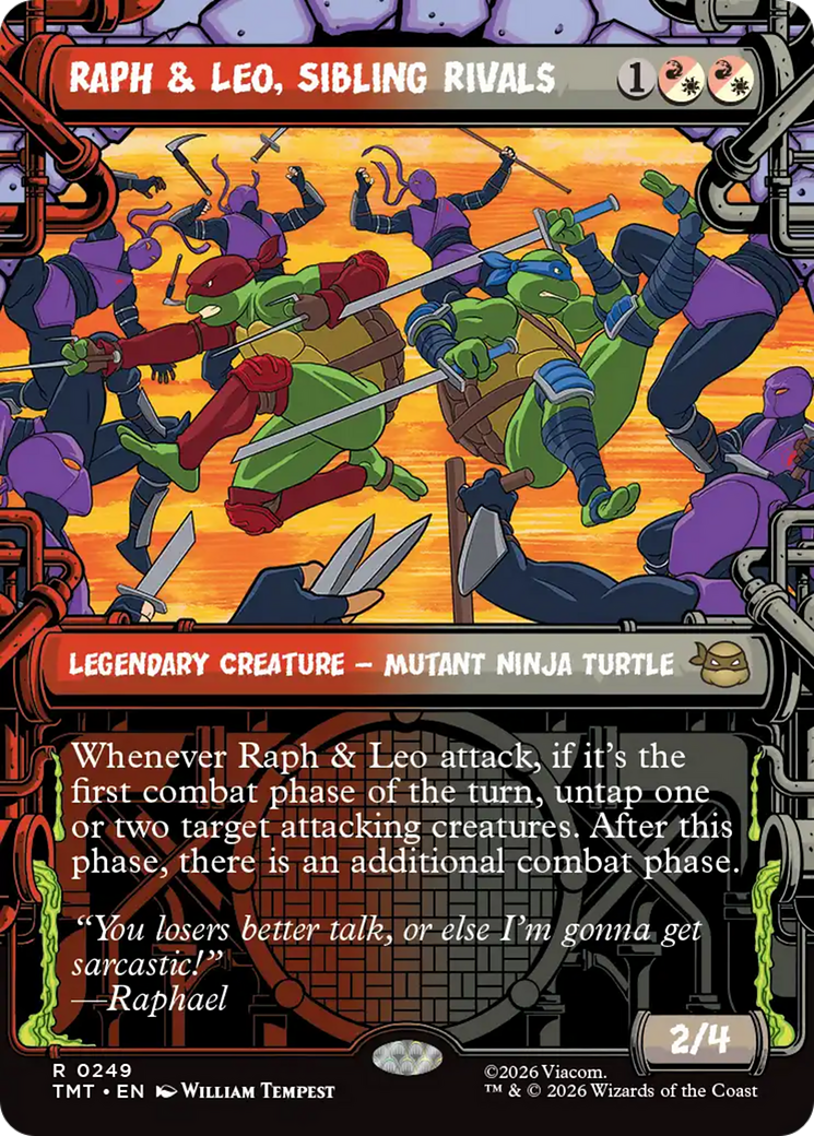 Raph & Leo, Sibling Rivals (Showcase) [Teenage Mutant Ninja Turtles] | Impulse Games and Hobbies
