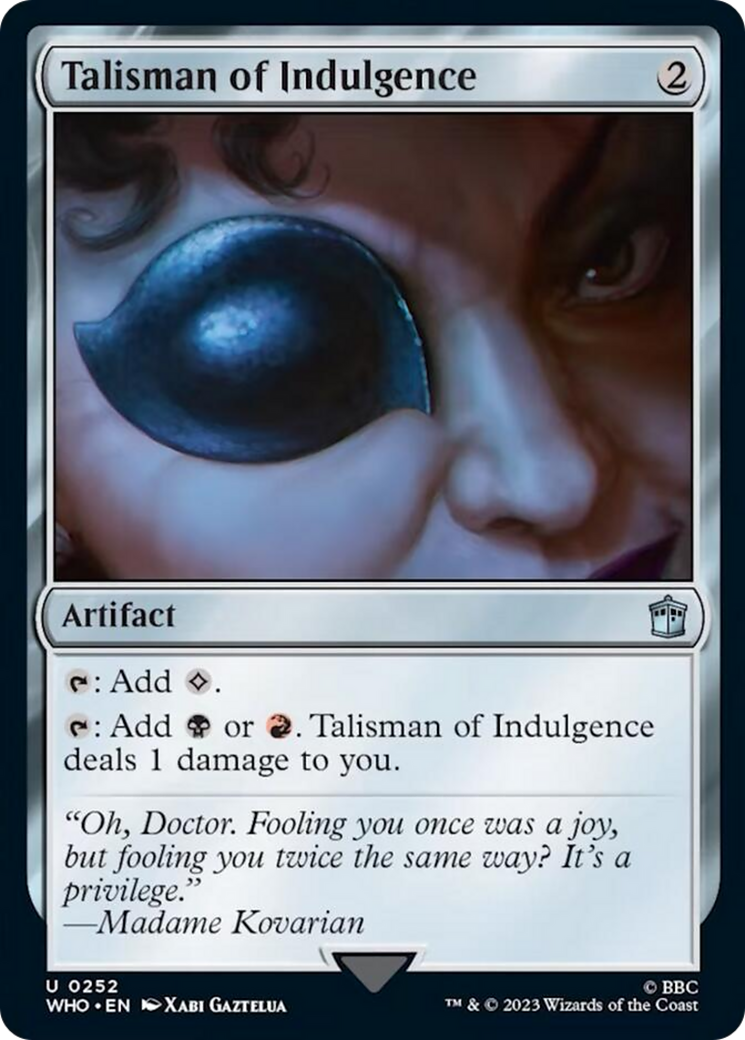 Talisman of Indulgence [Doctor Who] | Impulse Games and Hobbies