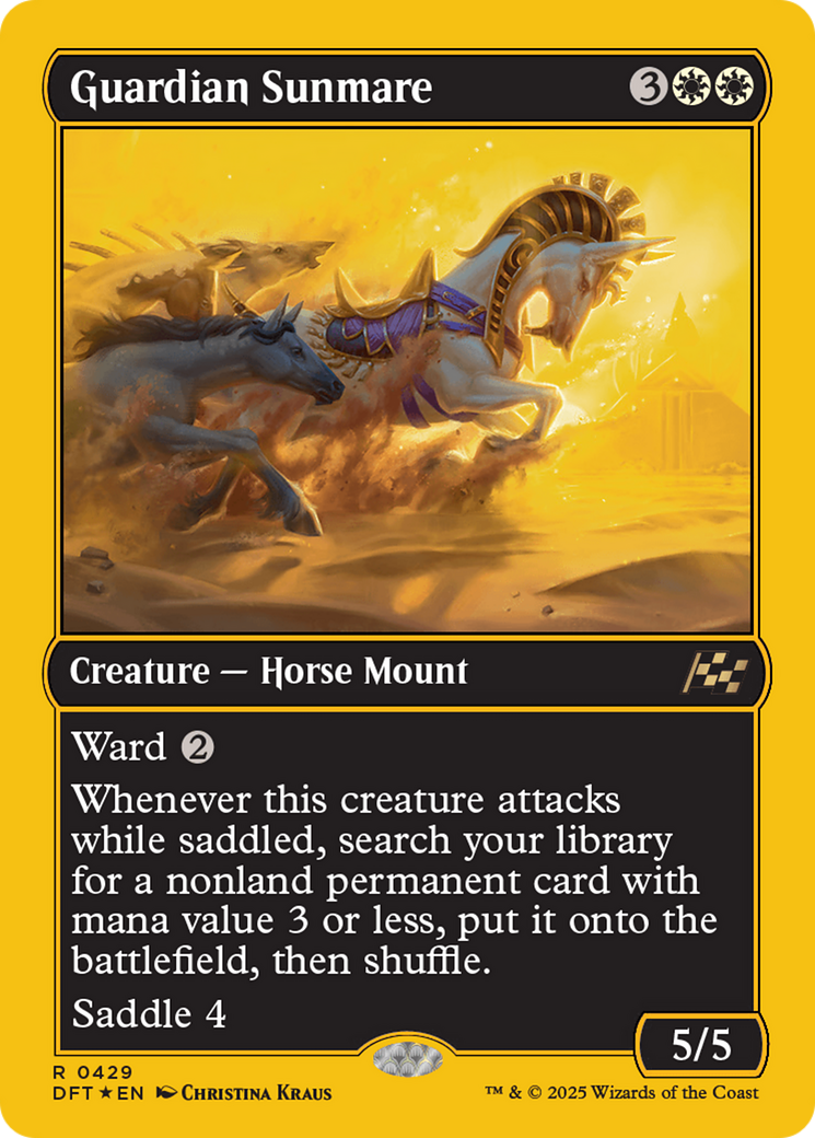 Guardian Sunmare (First-Place Foil) [Aetherdrift] | Impulse Games and Hobbies