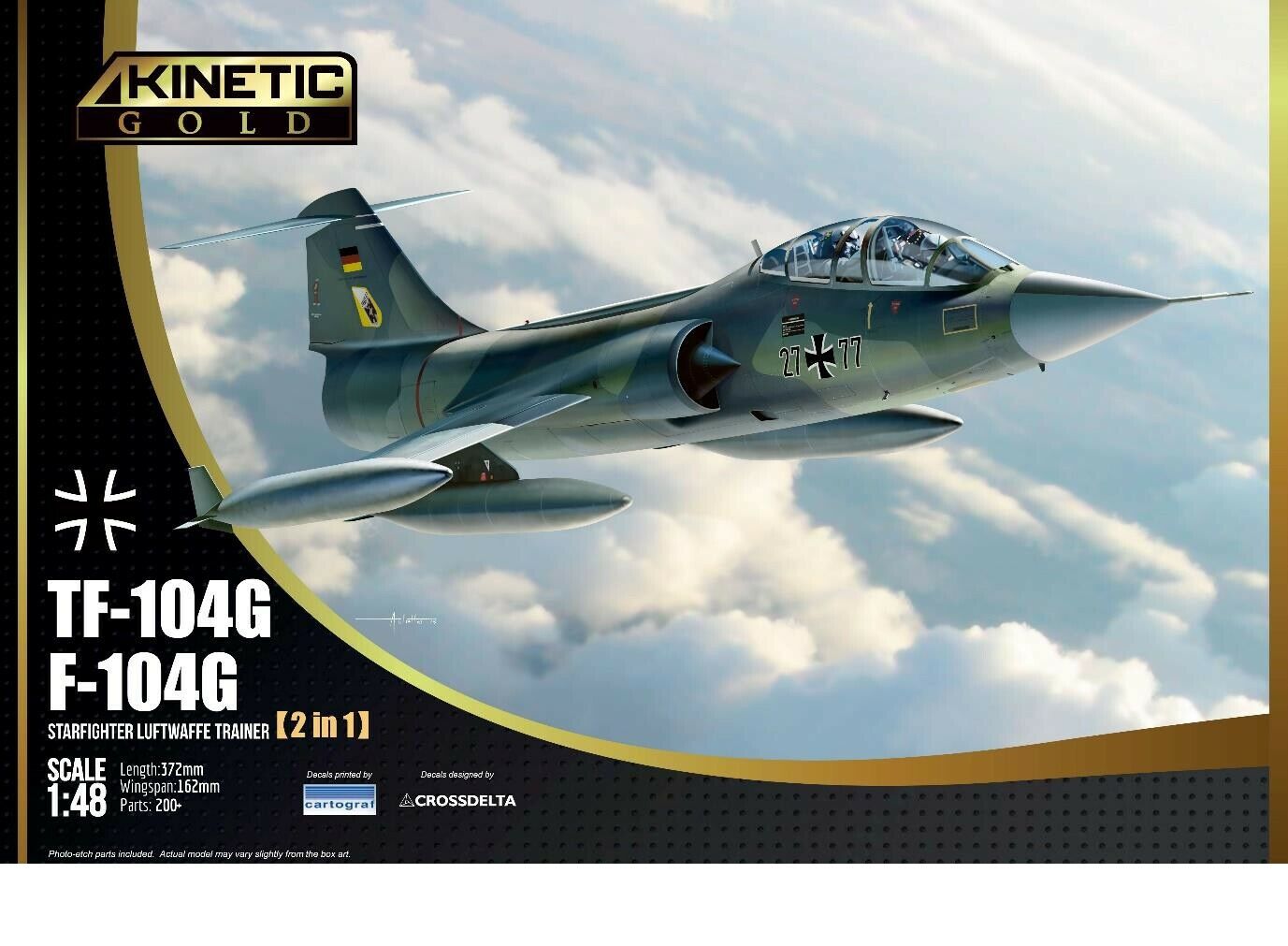 KINETICS TF-104G / F-104G LUFTWAFFE STARFIGHTER (1/48) | Impulse Games and Hobbies