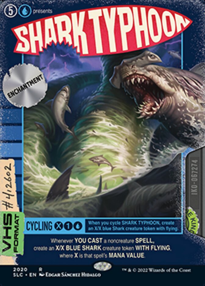 Shark Typhoon (Borderless Alternate Art) [Secret Lair Countdown Kit] | Impulse Games and Hobbies