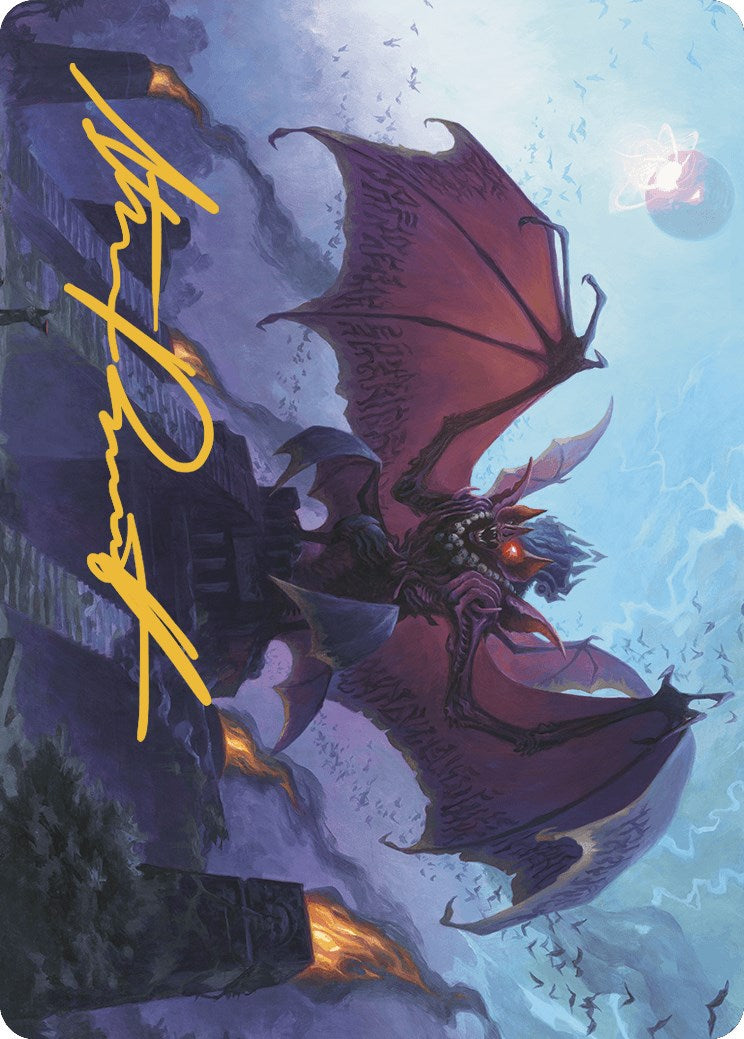 Aclazotz, Deepest Betrayal Art Card (Gold-Stamped Signature) [The Lost Caverns of Ixalan Art Series] | Impulse Games and Hobbies
