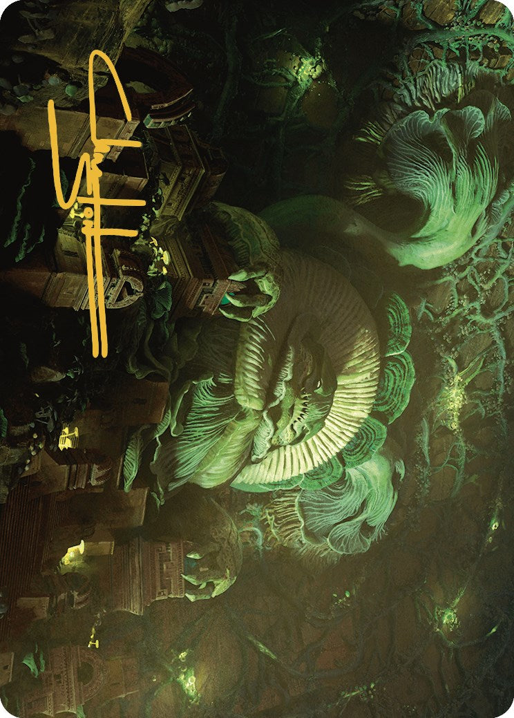 The Mycotyrant Art Card (Gold-Stamped Signature) [The Lost Caverns of Ixalan Art Series] | Impulse Games and Hobbies