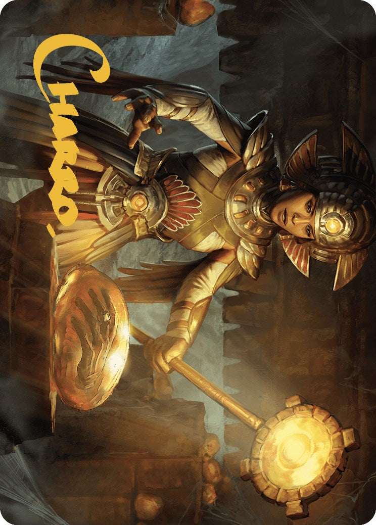 Curator of Sun's Creation Art Card (Gold-Stamped Signature) [The Lost Caverns of Ixalan Art Series] | Impulse Games and Hobbies