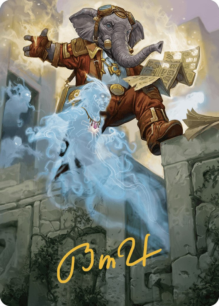 Quintorius Kand Art Card (37/81) (Gold-Stamped Signature) [The Lost Caverns of Ixalan Art Series] | Impulse Games and Hobbies